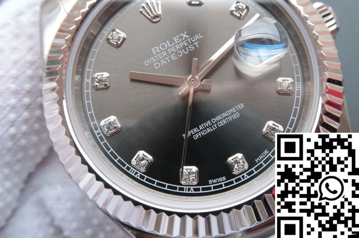 Packable Datejust EW Factory M126334-0005 Dial Rolex 838 Grey 0708